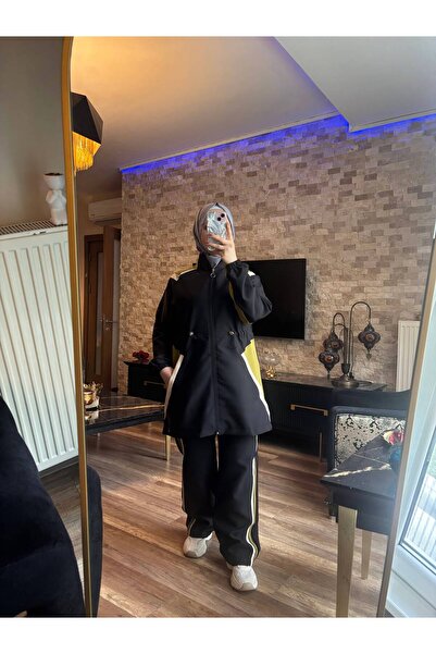 Wovi Moda Hijab Tracksuit Set Double Set with Zipper