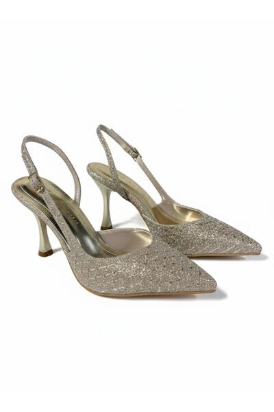 SENASTİL New Season 9cm Thin Heeled Wedding Engagement Stylish Women's Shoes ...