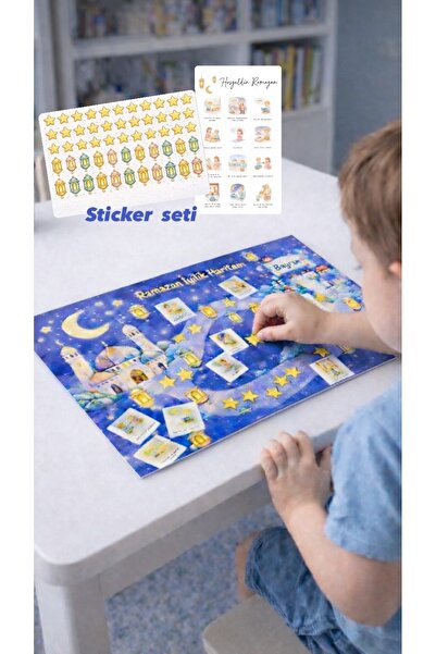 KRG MATBAACILIK REKLAM STİCKERLI RAMAZAN ETKİNLİK PANOSU / RAMAZAN İYİLİK HAR...