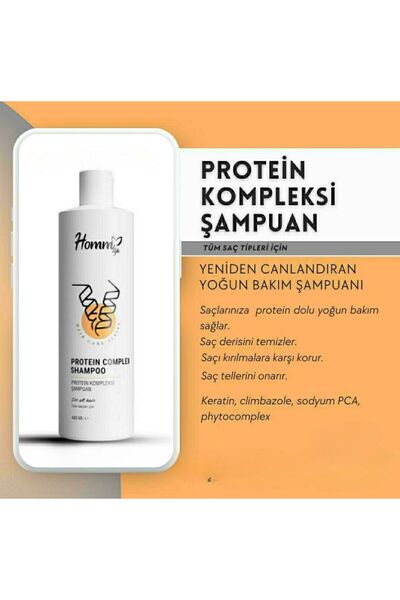Homm Bitkisel Protein compleks şampuan 400 ml