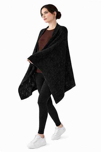 Loov Women's Openwork Patterned Soft Hot Shawl