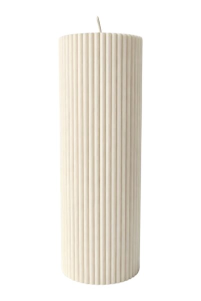 candlestudio-candy Desenli Silindir Mum Büyük