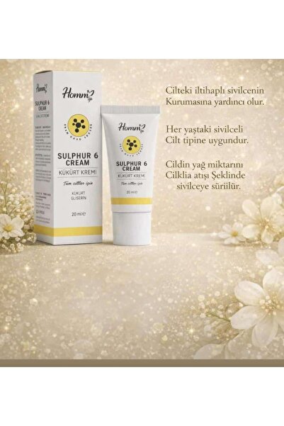 Homm Bitkisel Kükürt kremi 20 ml