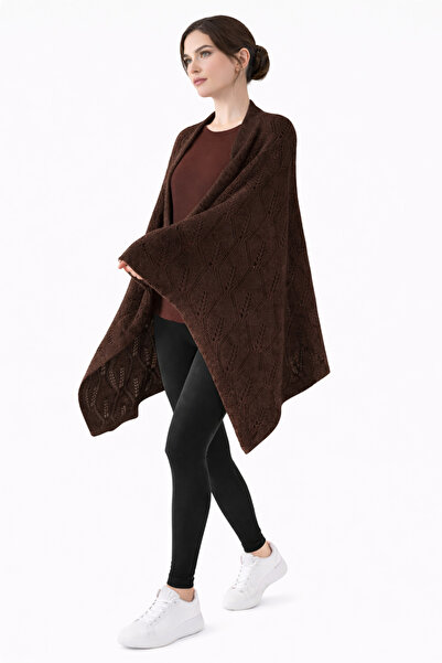 Loov Women's Openwork Patterned Soft Hot Shawl