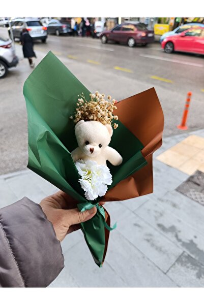 Merveparti ΔΩΡΟ ΑΓΙΟΥ ΒΑΛΕΝΤΙΝΟΥ μπουκέτο με αρκουδάκι μονό