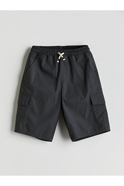 LC Waikiki Beli Lastikli Erkek Çocuk Kargo Şort