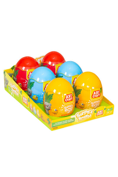 Sayıcı Kids Medium Surprise Egg |   5 Play Doughs + 6 Dough Molds + 1 Rolling...