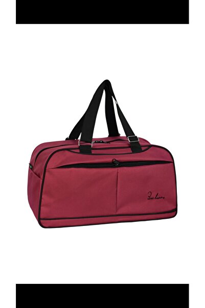 ZS DEMİR Sports Hand Luggage with Hanger Large Handbag Red