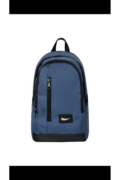 ZS DEMİR Modern Design Mini Sports Backpack Blue with Water Bottle Compartment