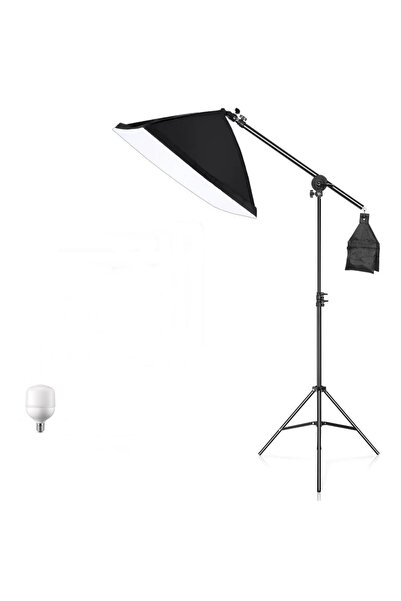 AZT Ürün Reklam Moda Makyaj Stüdyo Için Crossbarlı 50x70cm Softbox 65w Torch ...