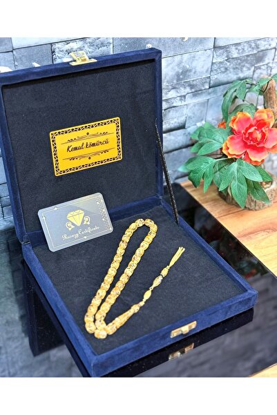 Koleksiyon Gerçek Altın Parçacık Detaylı Özel İsimli Kadife Kutulu El İşçiliğ...