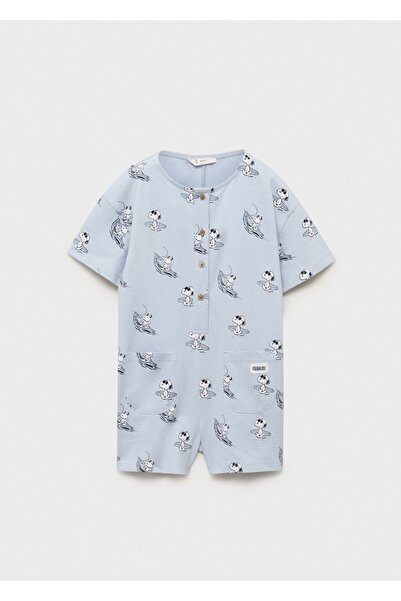 MANGO Baby Pijamale cu pantaloni scurți Snoopy