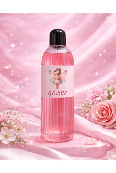 Burcdesigngift Kişiye Özel İsim Etiketli Pembe Kolonya ( 400 Ml )
