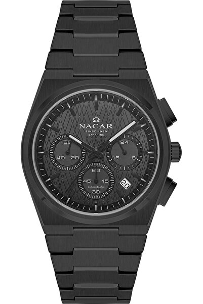 Nacar Sapphire Glass Sport Black Men's Wristwatch Nc41- 299795 -Bgm
