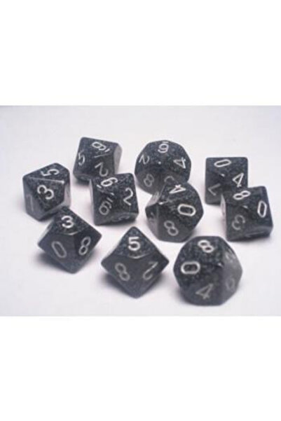 Chessex Speckled Polyhedral Skin d10 Set - Ninja