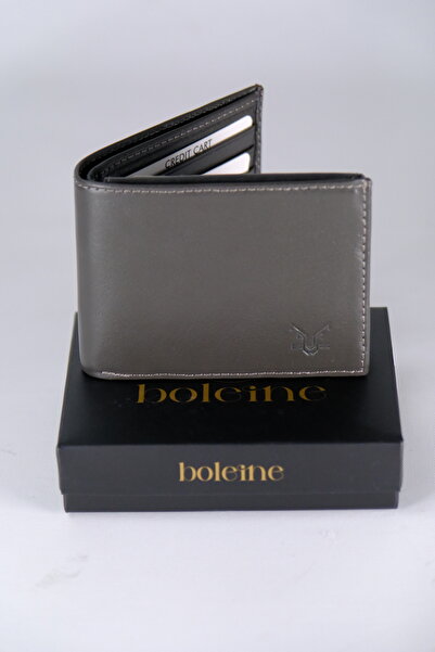 Boleine Men's Leather Wallet Uranos Bl2005 Gray
