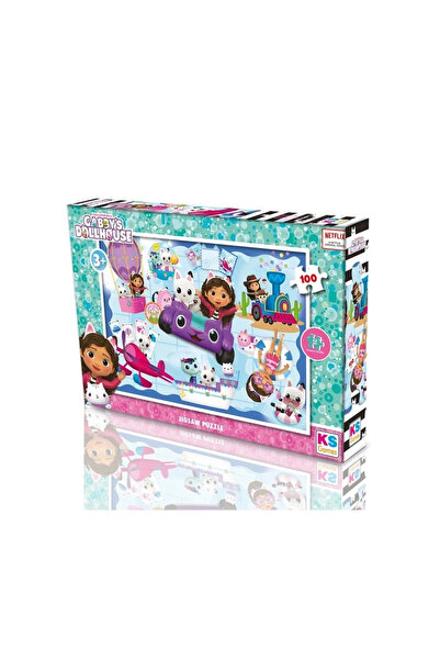 gnsstore KS GAMES GABBY S DOLLHOUSE PUZZLE 100 PARÇA