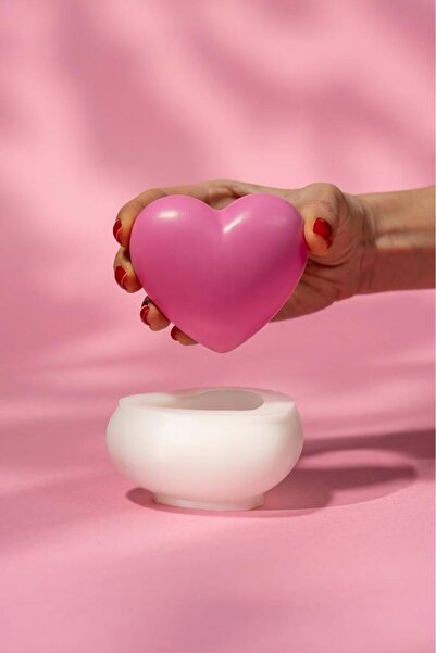 rufus concept Kalp 3D Orta Silikon Mum Kalıbı