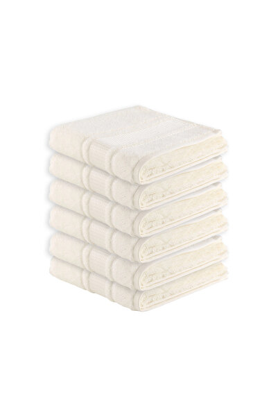 Özdilek Colorist 50x90 cm ručnik za ruke i lice, 6 komada, krem boja