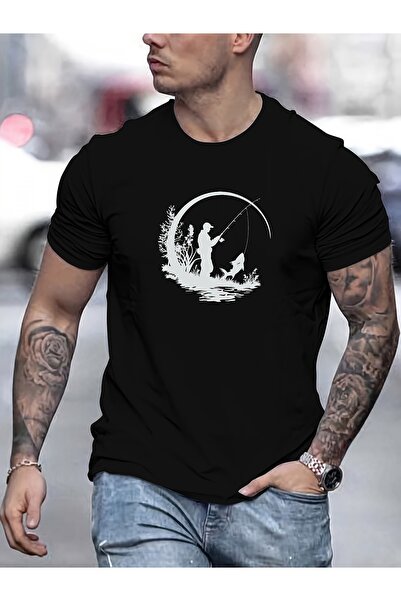 GALASHOP Men's Fish Hunting T-Shirt