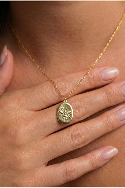 Minon Jewelry Minimal Eternal Dove Güvercin Kolye Gold 14K Altın Kaplama Vint...