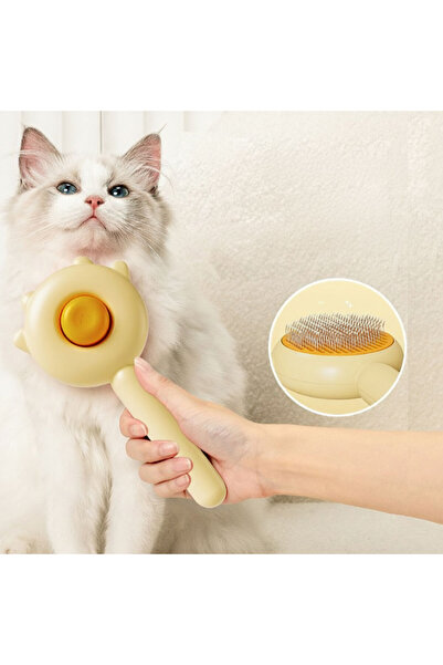MEVAFA Paw Designed Automatic Cleaning Pet Brush