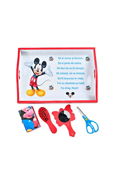Mamboo Tray and Accessories for Mot Boy with Cartoon Characters