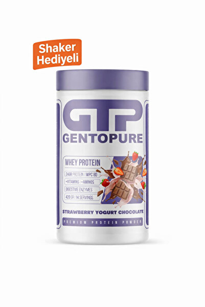 Gentopure WHEY PRO - WPC 80 - 420G (STRAWBERRY YOGURT CHOCOLATE)
