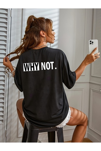 GALASHOP T Shirt for Women Why Not