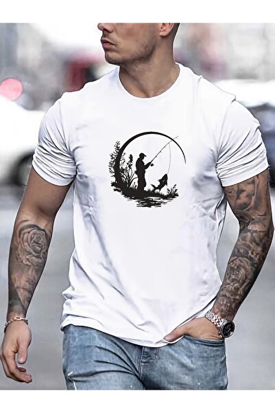 GALASHOP Men's Fish Hunting T-Shirt