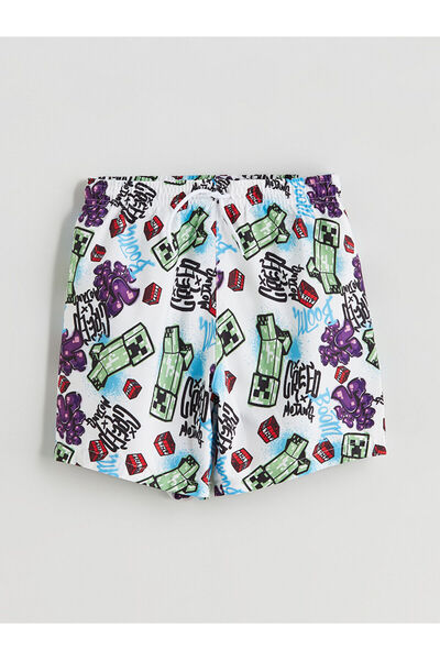 LC Waikiki Minecraft Štampano kupaće gaće za dečake