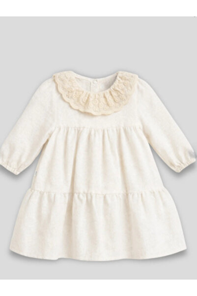 Lumbi Baby Lace Collar Detailed Baby Girl Dress