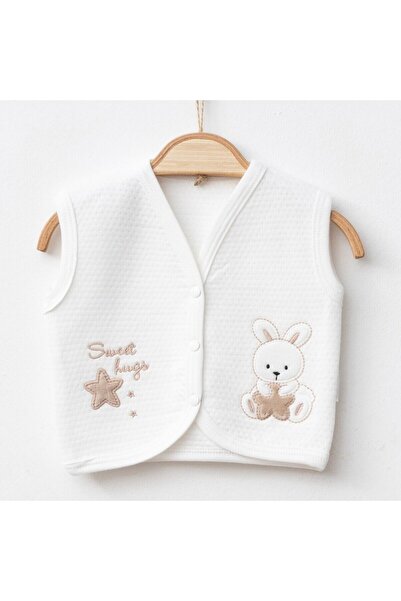 thesecret desire Sweet Hugs Rabbit Embroidered Unisex Baby Vest – 3-6-912 Mon...