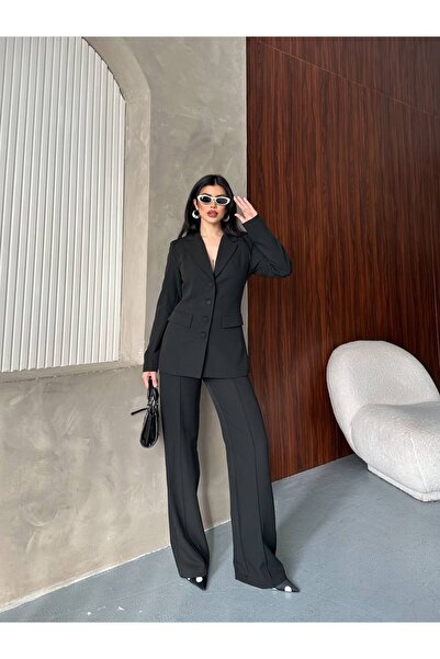 MODA ELAGANT KESİM DÜĞMELİ ÇEKET PANTOLON TAKIM
