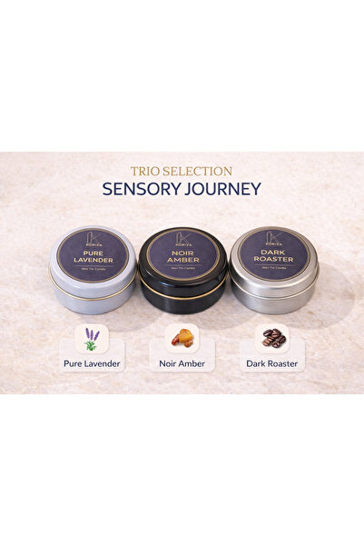 KORIXA TRIO SELECTION – SENSORY JOURNEY (Lavanta,Amber,Kahve)