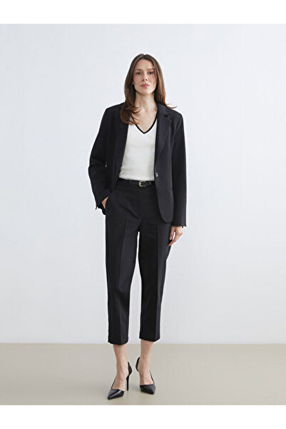 LC Waikiki Rmz Gi̇yi̇m Farkiyla Women's Cigarette Pants with Waist Belt