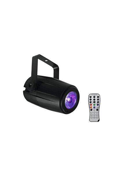 eurolite LED PST-5 QCL Spot BK Mirror Ball Projector with IR Remote
