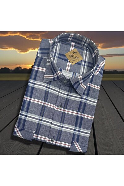 ALMİNA Double Pocketed 100% Cotton Dad Shirt with Flap