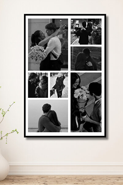 ERUMAR HOME Kişiye Özel 7 Veya Daha Az Fotoğraflı Sevgili, Eş Hediye Dekorati...