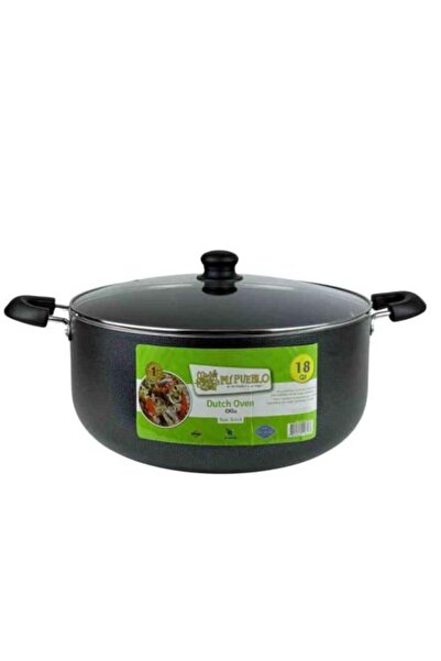 Generic Non-Stick Cooking Pot 18L with Glass Lid