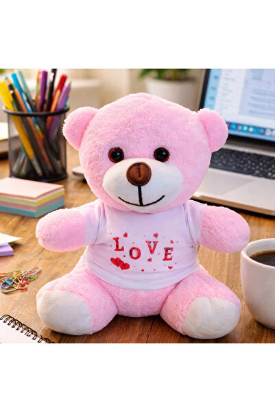 Livenda Pink Teddy Bear with Love T-Shirt