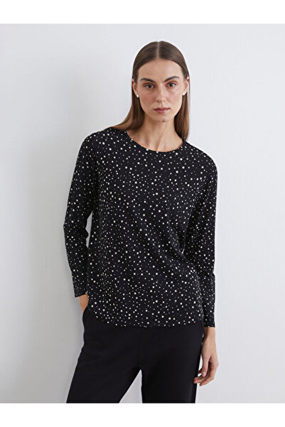 LC Waikiki Rmz Gi̇yi̇m Farkiyla Zero Roba Collar Embroidered Blouse