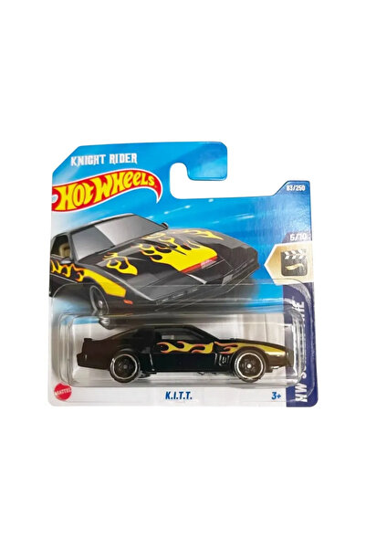 HOT WHEELS Model auto K.I.T.T, negru, 1:64