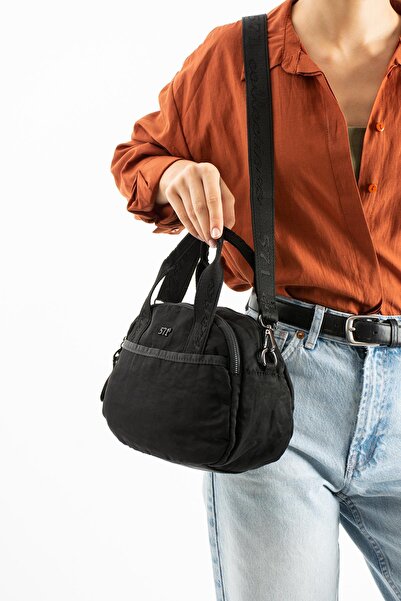 WİKİDAYS.S MODA TRENDİ حقيبة كتف وذراع مصنوعة من قماش البولي أميد الناعم المل...