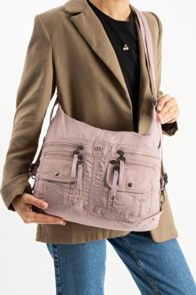 571 Collections Çanta Țesătură din poliamidă cu textură moale, ultraușoară, f...