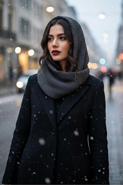 stravis Anthracite Soft Textured Knitted Balaclava