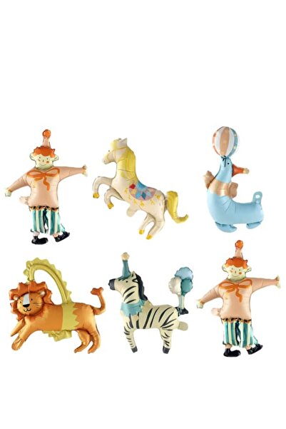 parti show Sirk 6'lı Folyo Balon 35 cm