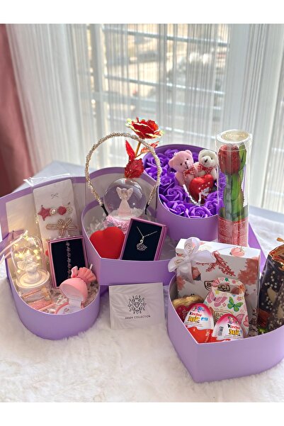 Ahsen Collection Mor tatlı serisi