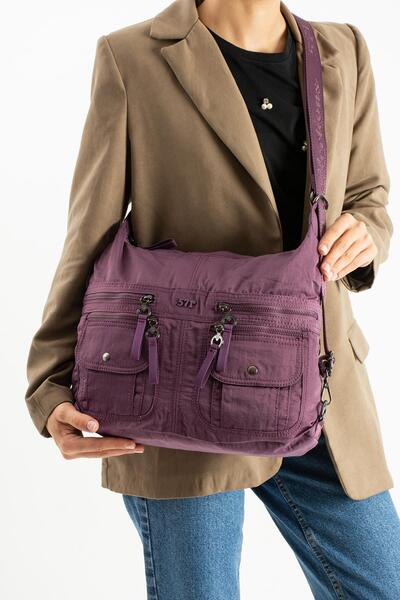 571 Collections Çanta Țesătură din poliamidă cu textură moale, ultraușoară, f...