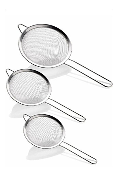 Tuncel Store مصفاة معدنية كبيرة مكونة من 3 قطع-Clkn-1359 (945)